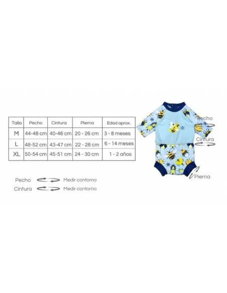 Traje Solar con bañador - Under the Sea - 3-8 meses