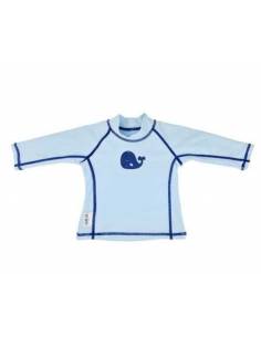 Camiseta UV manga larga - Ballenas - 6-12 meses