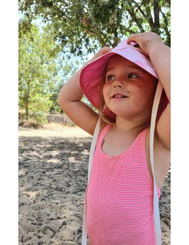 Sombrero reversible con protección solar - Piratas