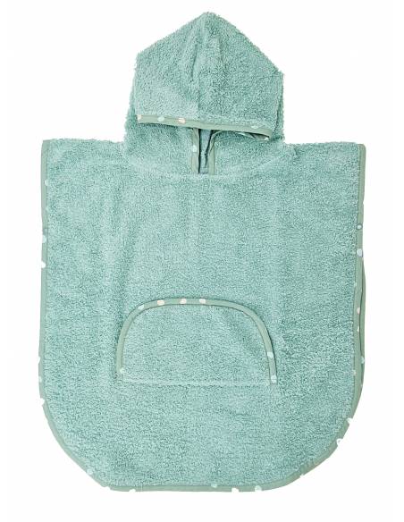 Poncho rizo algodón - Verde