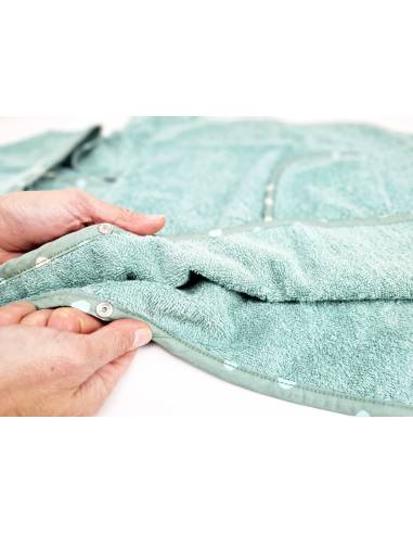 Poncho rizo algodón - Verde