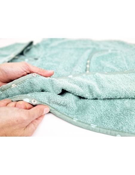 Poncho rizo algodón - Verde