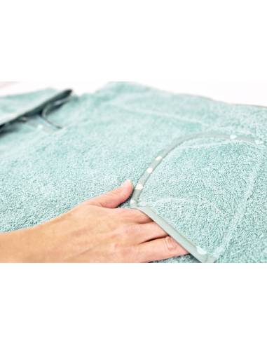 Poncho rizo algodón - Verde