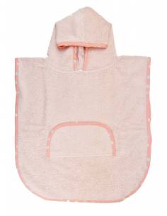 Poncho rizo algodón - Rosa