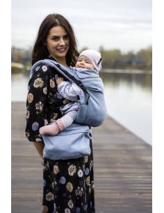 Riñonera porteo - Herringbone Blue 2