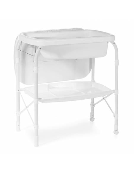 Bañera con soporte y cambiador