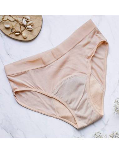 Braga menstrual bambú - rosado pastel