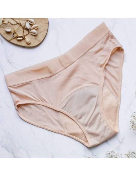 Braga menstrual bambú - rosado pastel