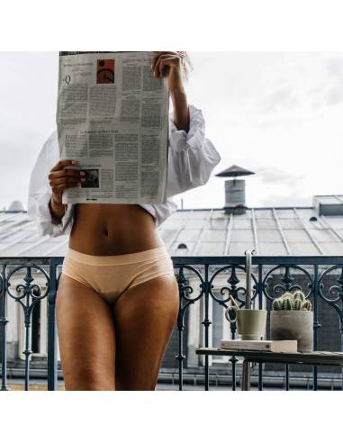 Braga menstrual bambú - rosado pastel