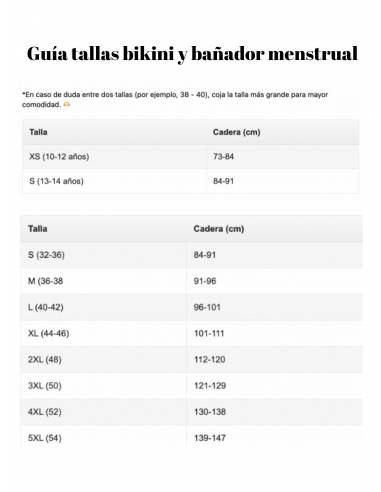 Bañador menstrual - negro