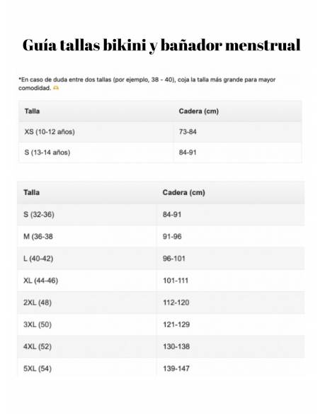 Bañador menstrual - negro