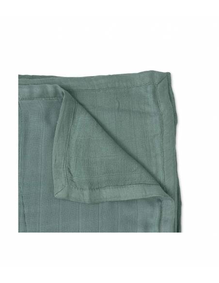 Manta Muselina Bambú - Sage