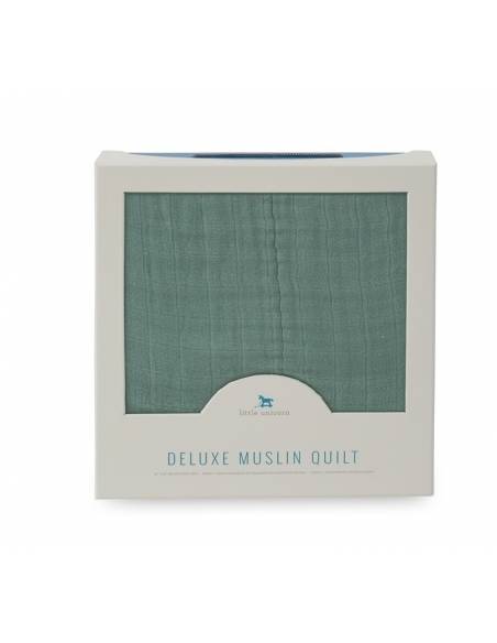 Manta Muselina Bambú - Sage