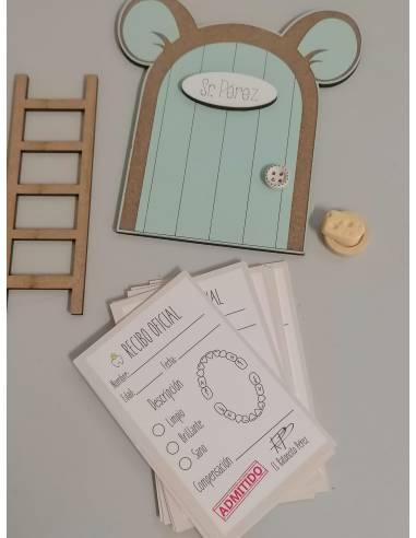 Puerta Ratoncito Pérez Orejas - Rosa