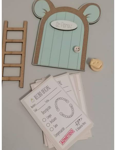 Puerta Ratoncito Pérez Orejas - Rosa