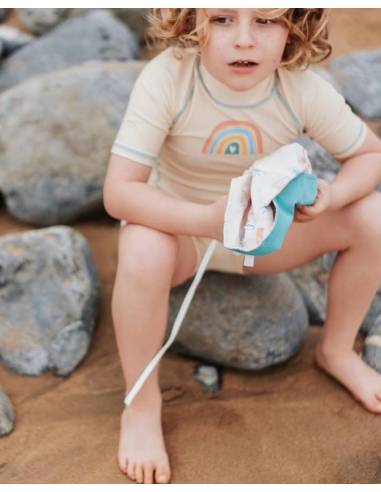 Camiseta UV manga corta - Rainbow Cream - 6 -12...