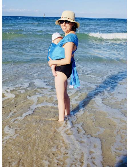 Fular de agua - Azul