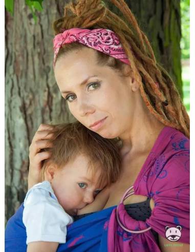 Bandolera Algodón Jaquard bicolor