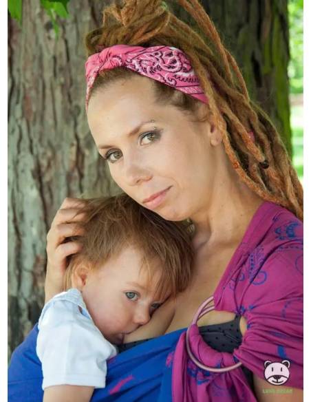 Bandolera Algodón Jaquard bicolor