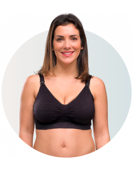 Sujetador Maternidad y Lactancia  con Gel-Support - Negro