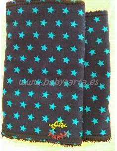 Protectores para tirantes reversibles- Estrellas azul