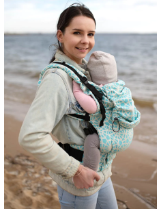 Mochila evolutiva Luna Dream Grow Up - Blue Cobweb Summer 2