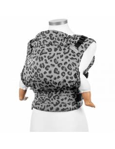 Fidella Fusion - Talla bebé - Tejido Ligero Leopard Silver