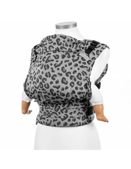 Fidella Fusion - Talla bebé - Tejido Ligero Leopard Silver