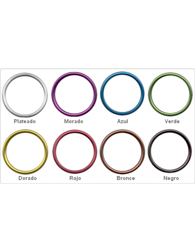 Anillas aluminio
