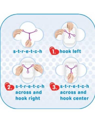 Pinza cierre pañal - Snappi
