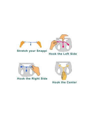Pinza cierre pañal - Snappi