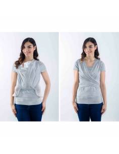 Camiseta porteo Quokkababy gris