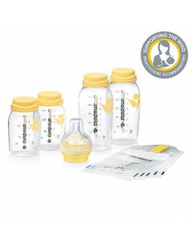 Set de conservación y alimentación para leche materna