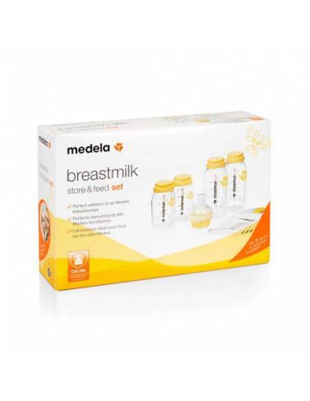 Set de conservación y alimentación para leche materna