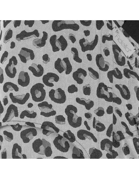 Fidella Fusion - Talla bebé - Tejido Ligero Leopard Silver