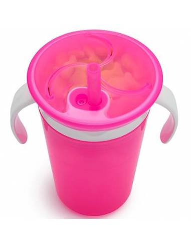 2 en 1: Taza antigoteo con pajita y dispensador...