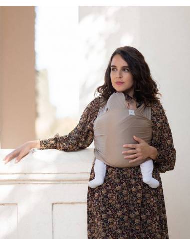 Fular semielástico ligero Lenzing Modal® - Taupe