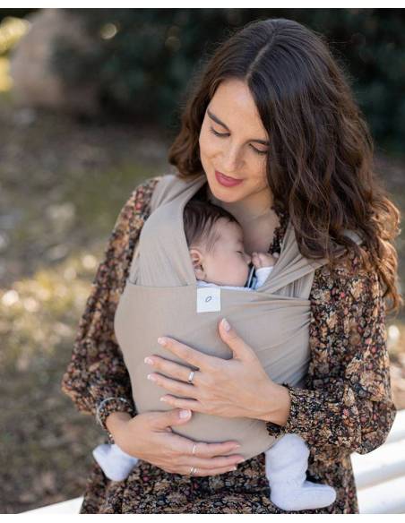 Fular semielástico ligero Lenzing Modal® - Taupe