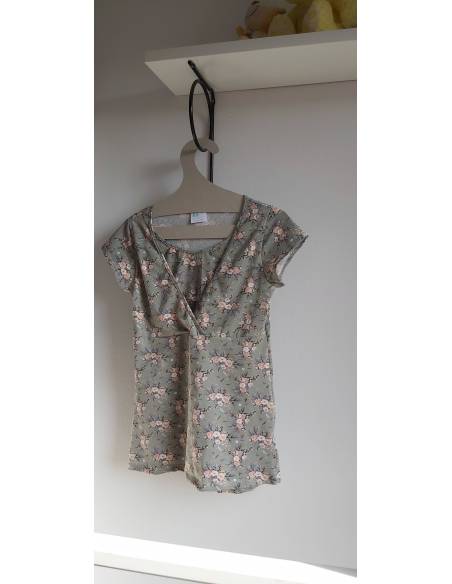 Camiseta Lactancia Garden Mint