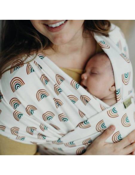 Fular elástico Bambú - Boba Wrap Serenity - Rainbows