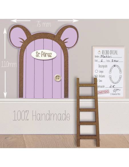 Puerta Ratoncito Pérez Orejas - Lila