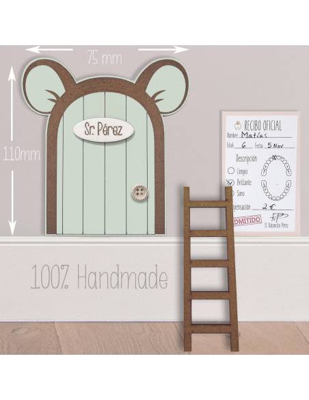 Puerta Ratoncito Pérez Orejas - Verde