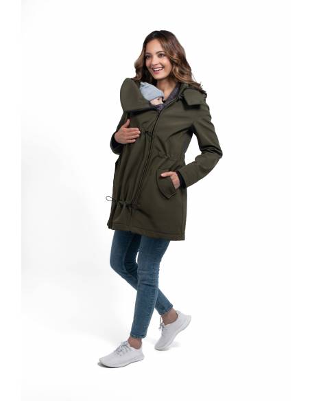 Abrigo porteo Wombat Shell - Verde