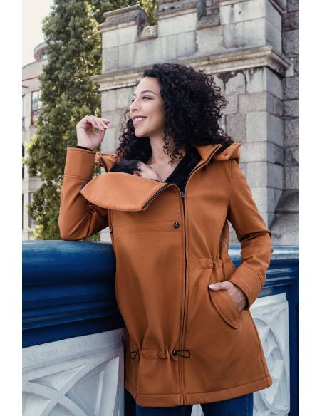 Abrigo porteo Wombat Shell - Caramel