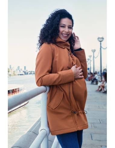 Abrigo porteo Wombat Shell - Caramel