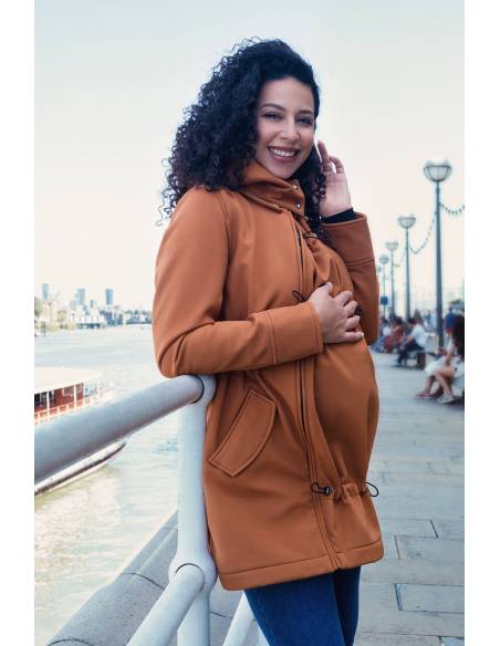 Abrigo porteo Wombat Shell - Caramel