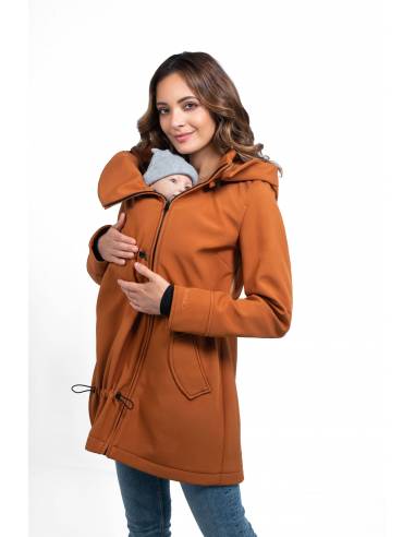 Abrigo porteo Wombat Shell - Caramel