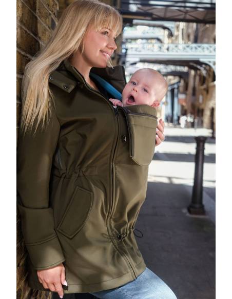 Abrigo porteo Wombat Shell - Verde