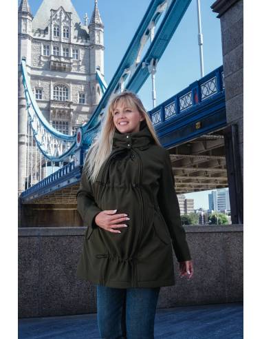 Abrigo porteo Wombat Shell - Verde