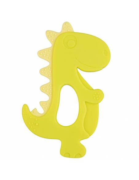 Mordedor de silicona - Dinosaurio - Amarilla
